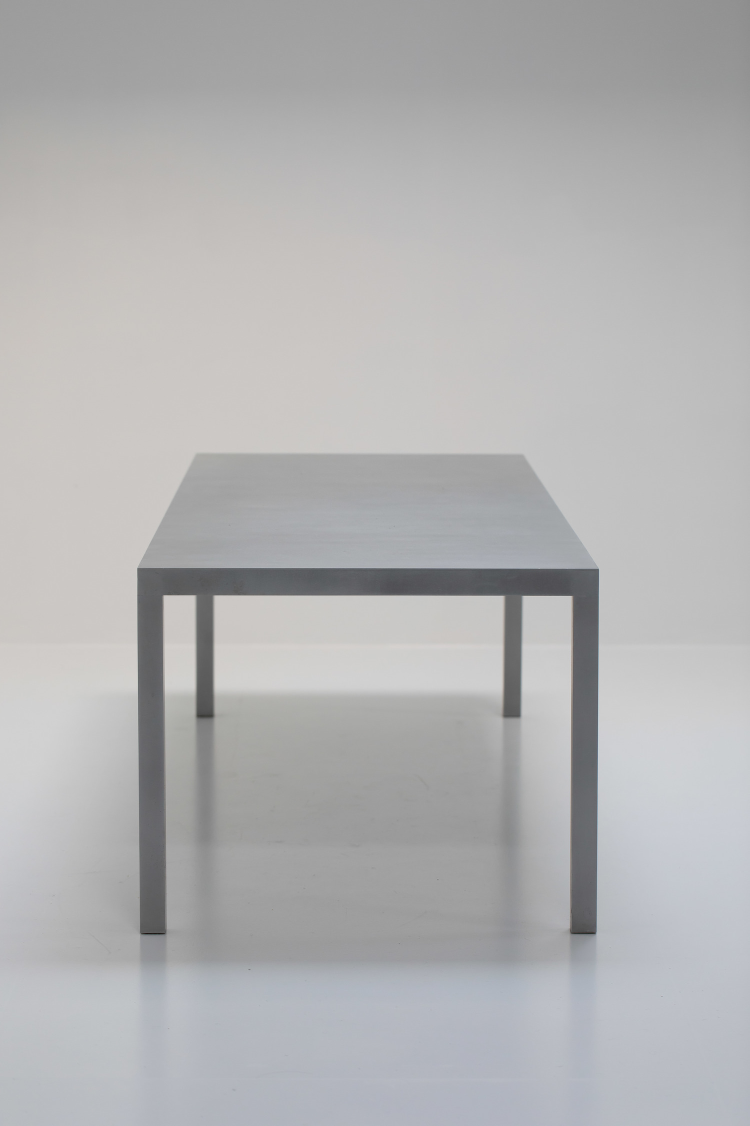 Maarten Van Severen aluminium table for Top Mouton